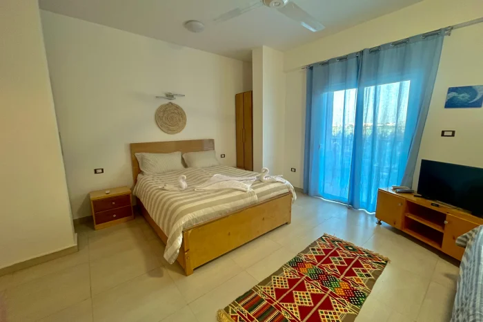 Comfortable guest room at the Nile Panorama Hotel, Luxor
