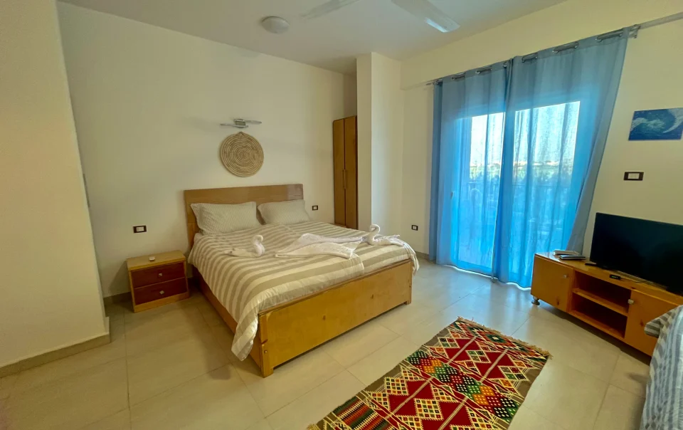 Comfortable guest room at the Nile Panorama Hotel, Luxor